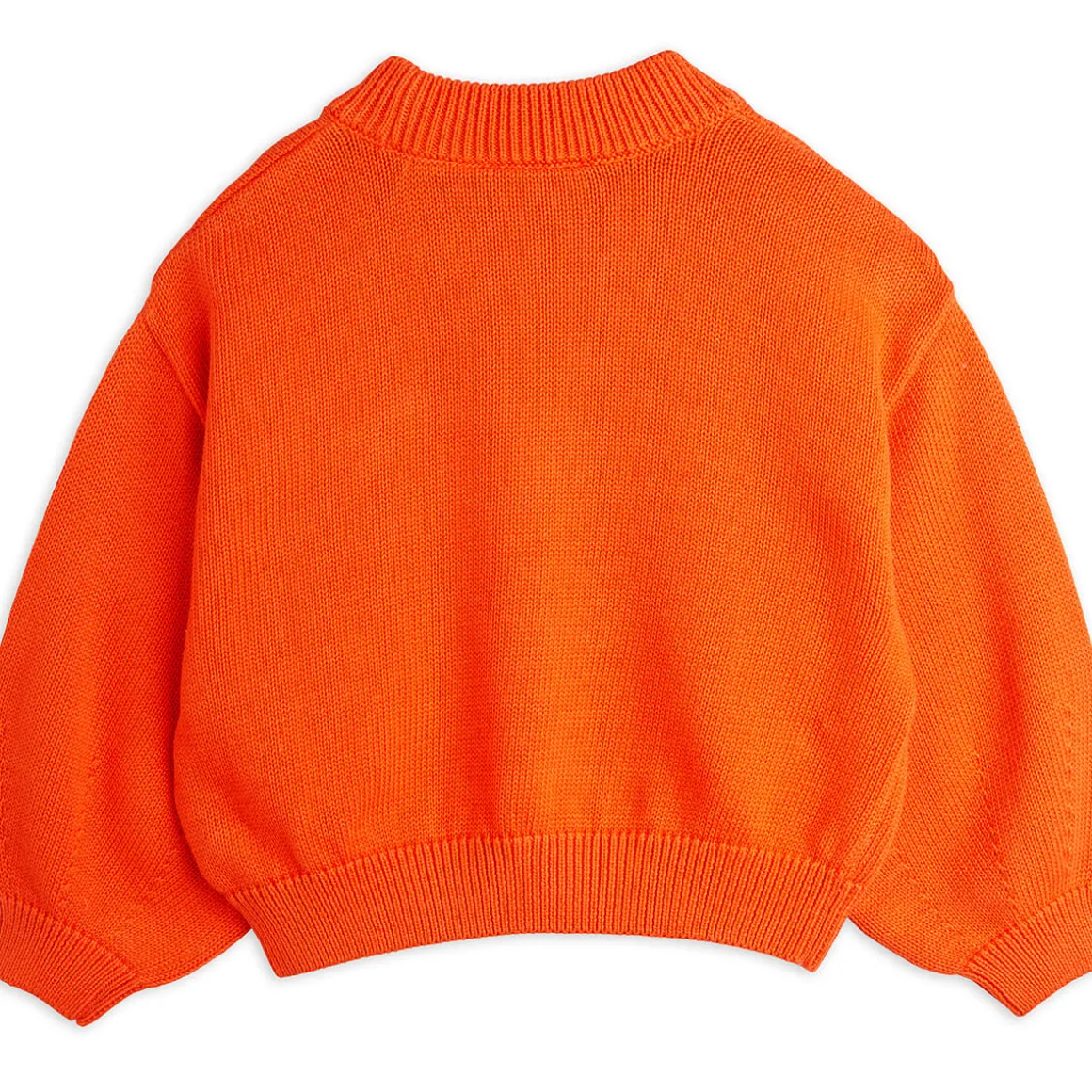 Coucou Balloon Sleeve Sweater in Red by Mini Rodini