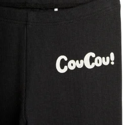 Coucou Leggings in Black by Mini Rodini