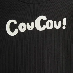 Coucou Long Sleeve T-Shirt in Black by Mini Rodini