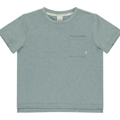 Cove Essential Pocket Tee in Heathered Ocean by Rylee & Cru