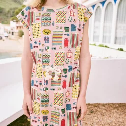Cover Up Dress in Parfait Beach Day by Misha & Puff