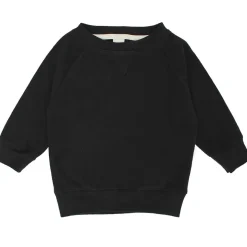 Crew Neck Sweater in Nearly Black by Gray Label - Last One In Stock - 2-3 Years