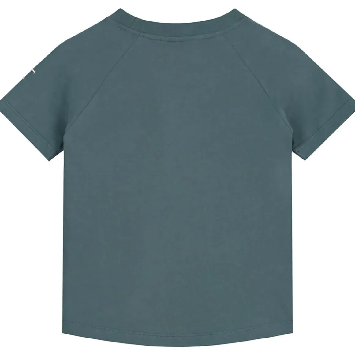 Crew Neck T Shirt in Blue Grey by Gray Label