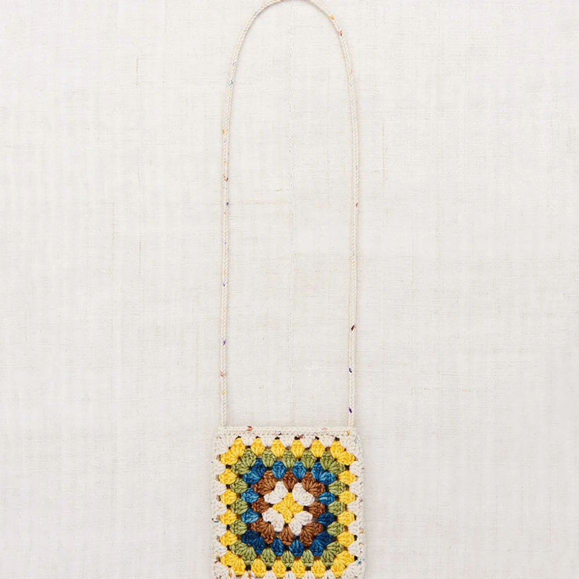 Crochet Big Square Bag in Iris Confetti by Misha & Puff
