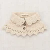 Crochet Button Collar in String by Misha & Puff