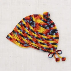 Crochet Cap in Primary Space Dye by Misha & Puff