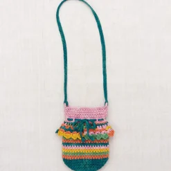 Crochet Joya Shoulder Bag in Spring Mosaic by Misha & Puff