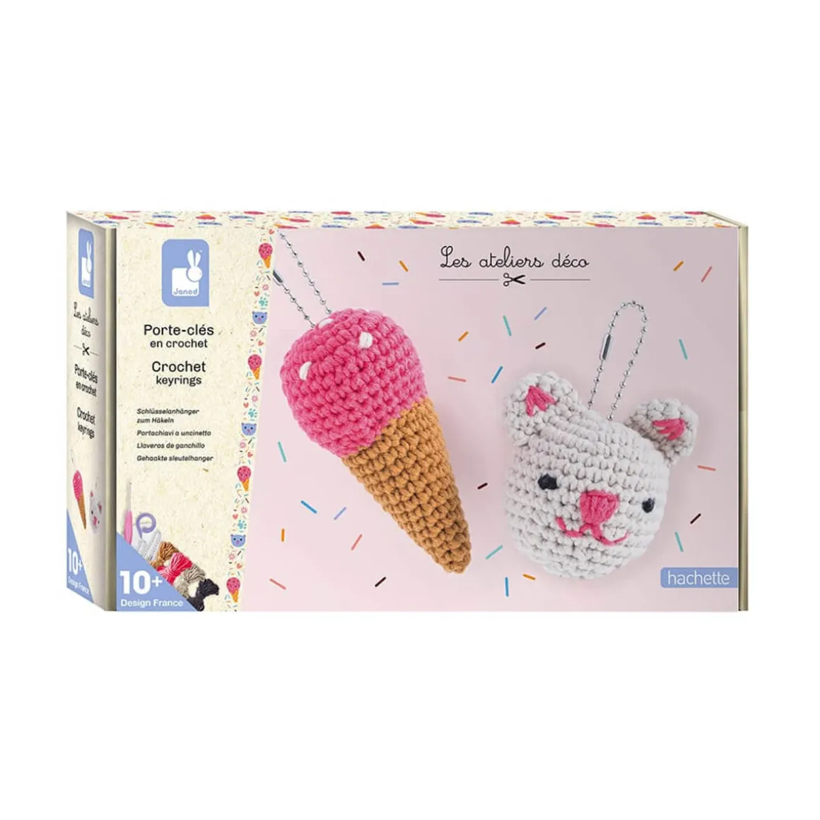 Crochet Keyrings Craft Kit by Janod