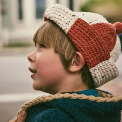 Crochet Tulip Hat in Claystone by Misha & Puff