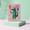 3 Crocodile Age Greetings Card by Rumble Cards