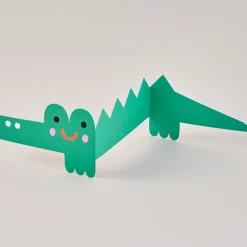 Crocodile Fold Out Birthday Greetings Card by Susie Hammer for Wrap