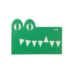Crocodile Greetings Card by Cut&Make