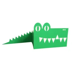 Crocodile Greetings Card by Cut&Make