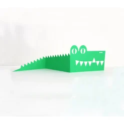 Crocodile Greetings Card by Cut&Make