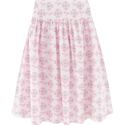 Cross Stitch Flowers Buttoned Skirt by The Tiny Big Sister