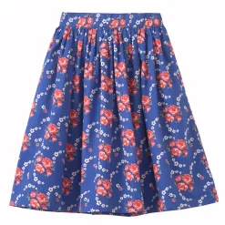 Cumin Skirt in Rose Posy Print Blue by Caramel