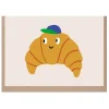 Cute Croissant Mini Greetings Card by Rumble Cards