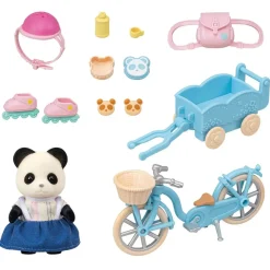 Cycle and Skate Set Panda Girl by Sylvanian Families