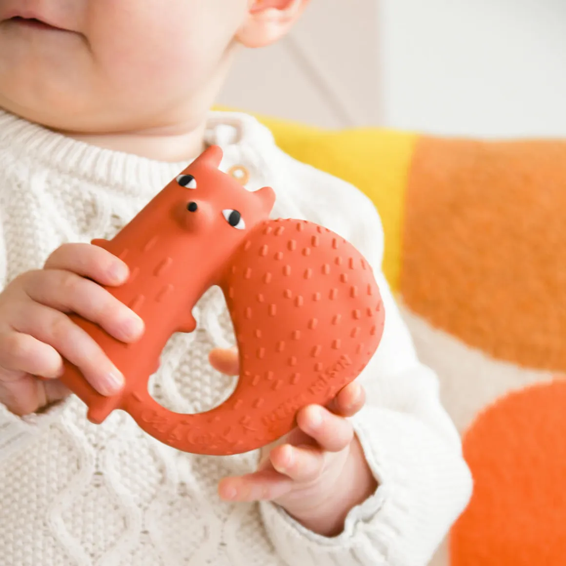Cyril Squirrel Fox Teether by Oli & Carol x Donna Wilson