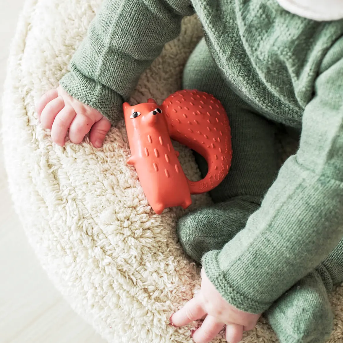 Cyril Squirrel Fox Teether by Oli & Carol x Donna Wilson