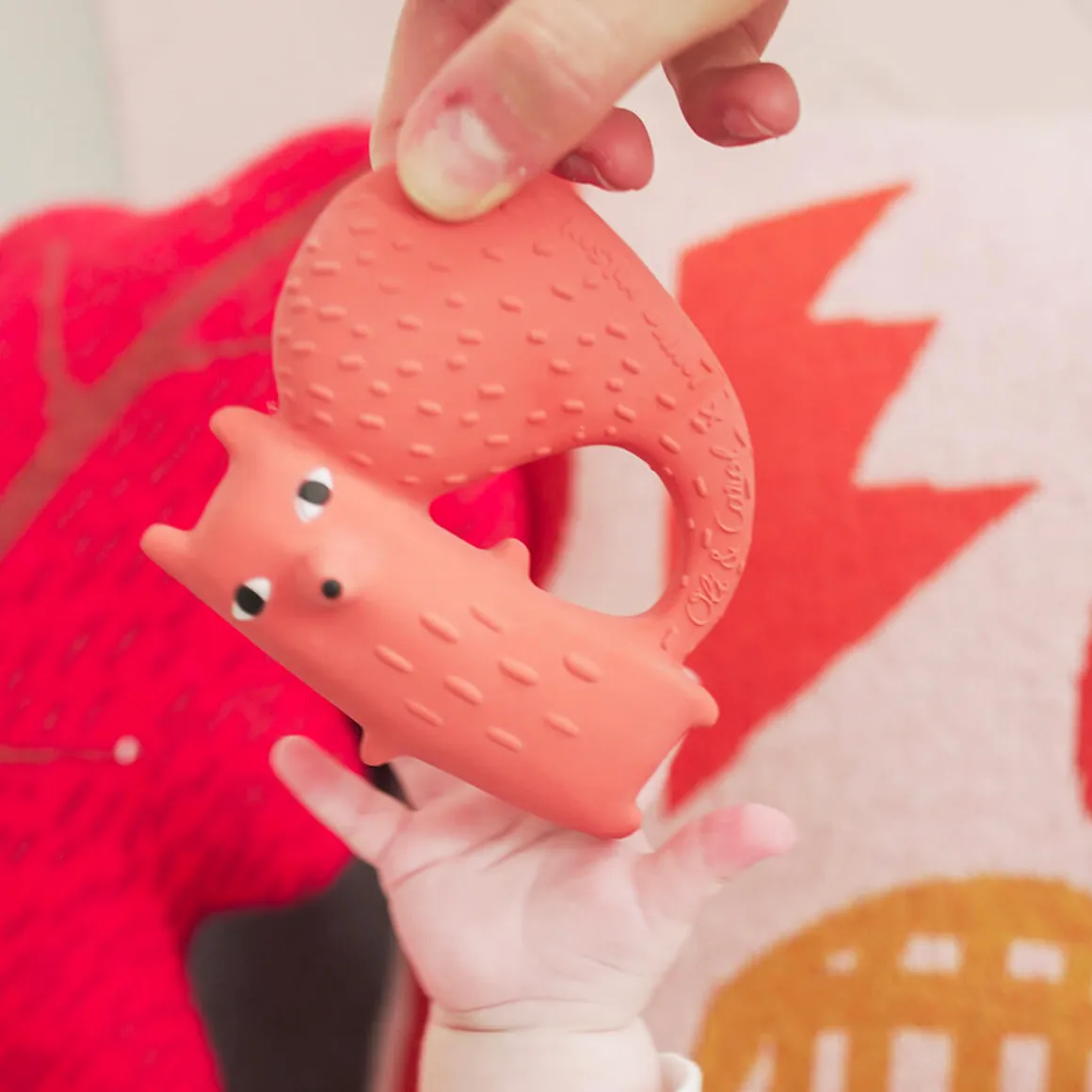 Cyril Squirrel Fox Teether by Oli & Carol x Donna Wilson