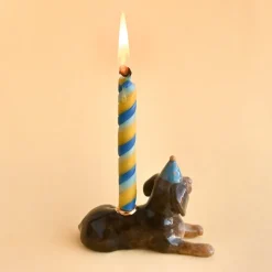 Dachshund Ceramic Cake Topper by Camp Hollow
