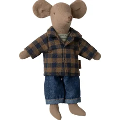 Dad Mouse in Light Brown by Maileg