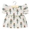 Daisy Dress (34cm Doll) in Nordic Flowers Print by Minikane