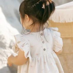 Daisy Dress in Vintage Rose by Quincy Mae