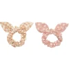 Daisy Gingham Bunny Ears Scrunchies by Rockahula