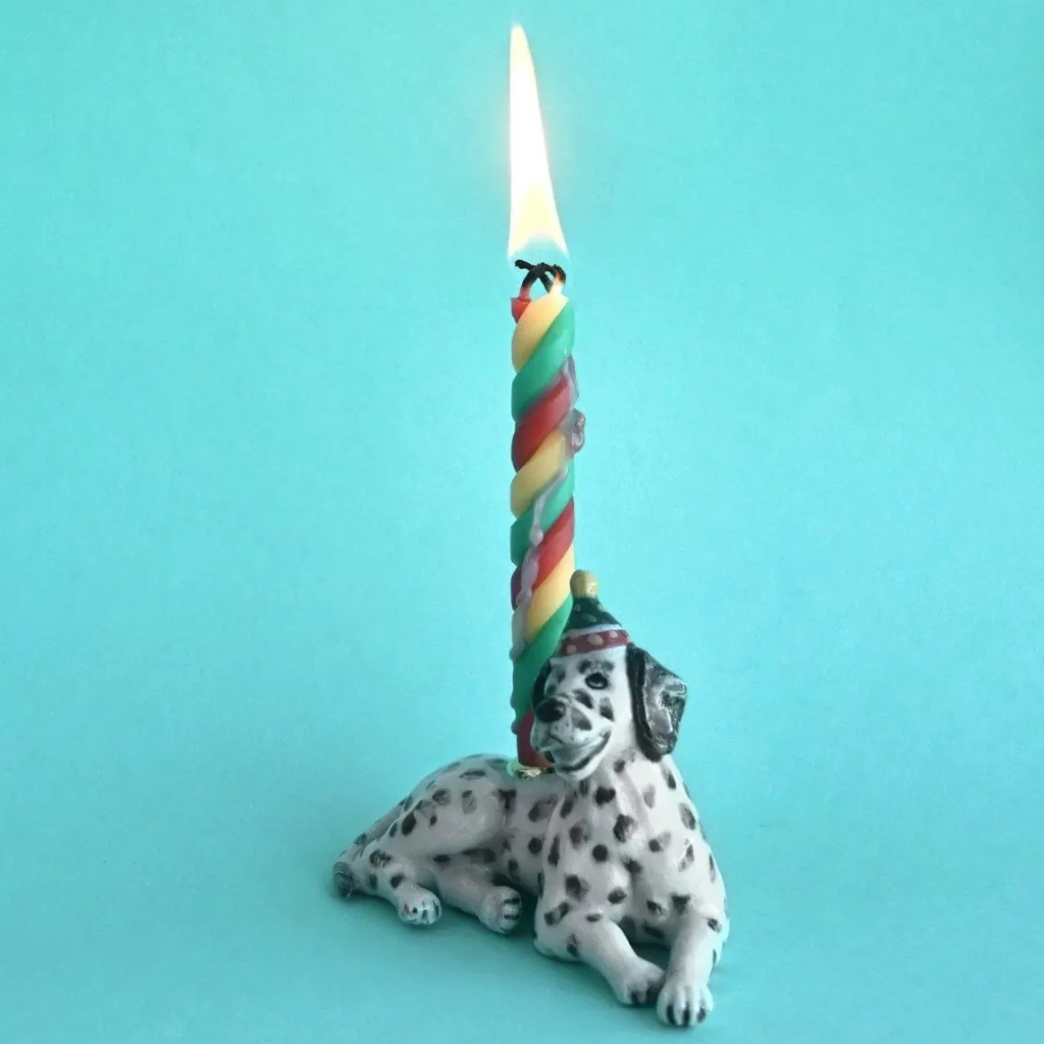 Dalmatian Ceramic Cake Topper by Camp Hollow