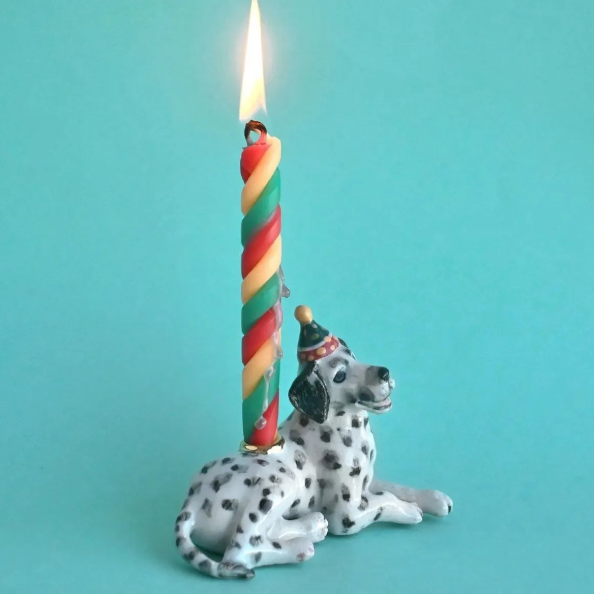 Dalmatian Ceramic Cake Topper by Camp Hollow