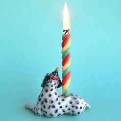 Dalmatian Ceramic Cake Topper by Camp Hollow
