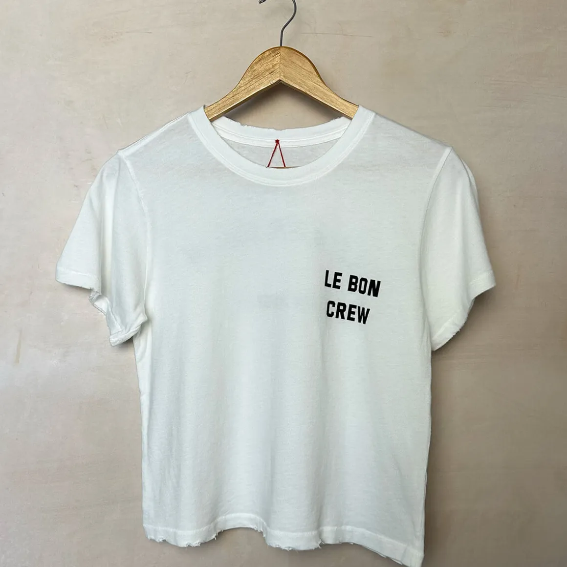 Darling Tee with Le Bon Crew in Vintage White by Le Bon Shoppe