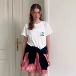 Darling Tee with Le Bon Crew in Vintage White by Le Bon Shoppe