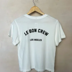 Darling Tee with Le Bon Crew in Vintage White by Le Bon Shoppe