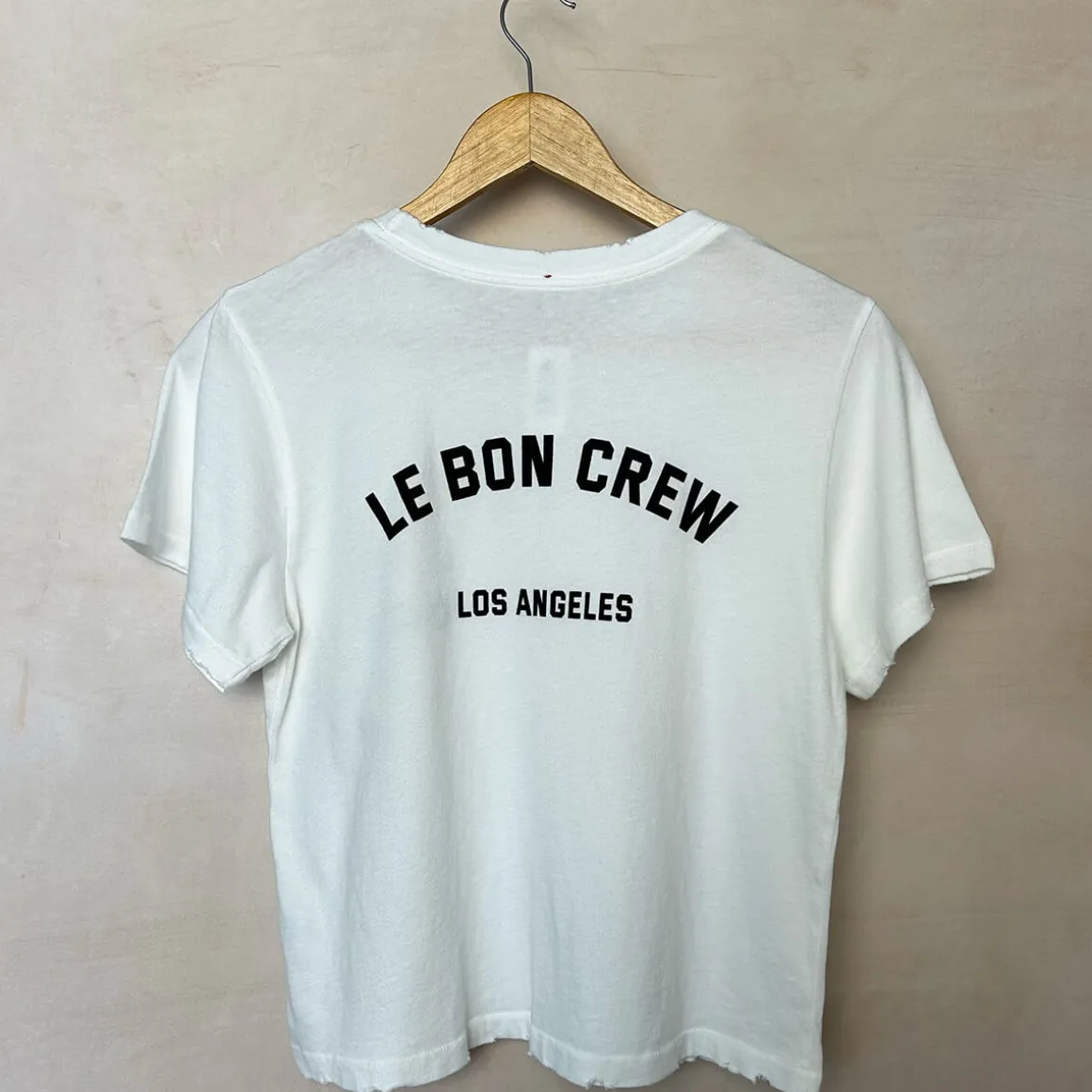 Darling Tee with Le Bon Crew in Vintage White by Le Bon Shoppe