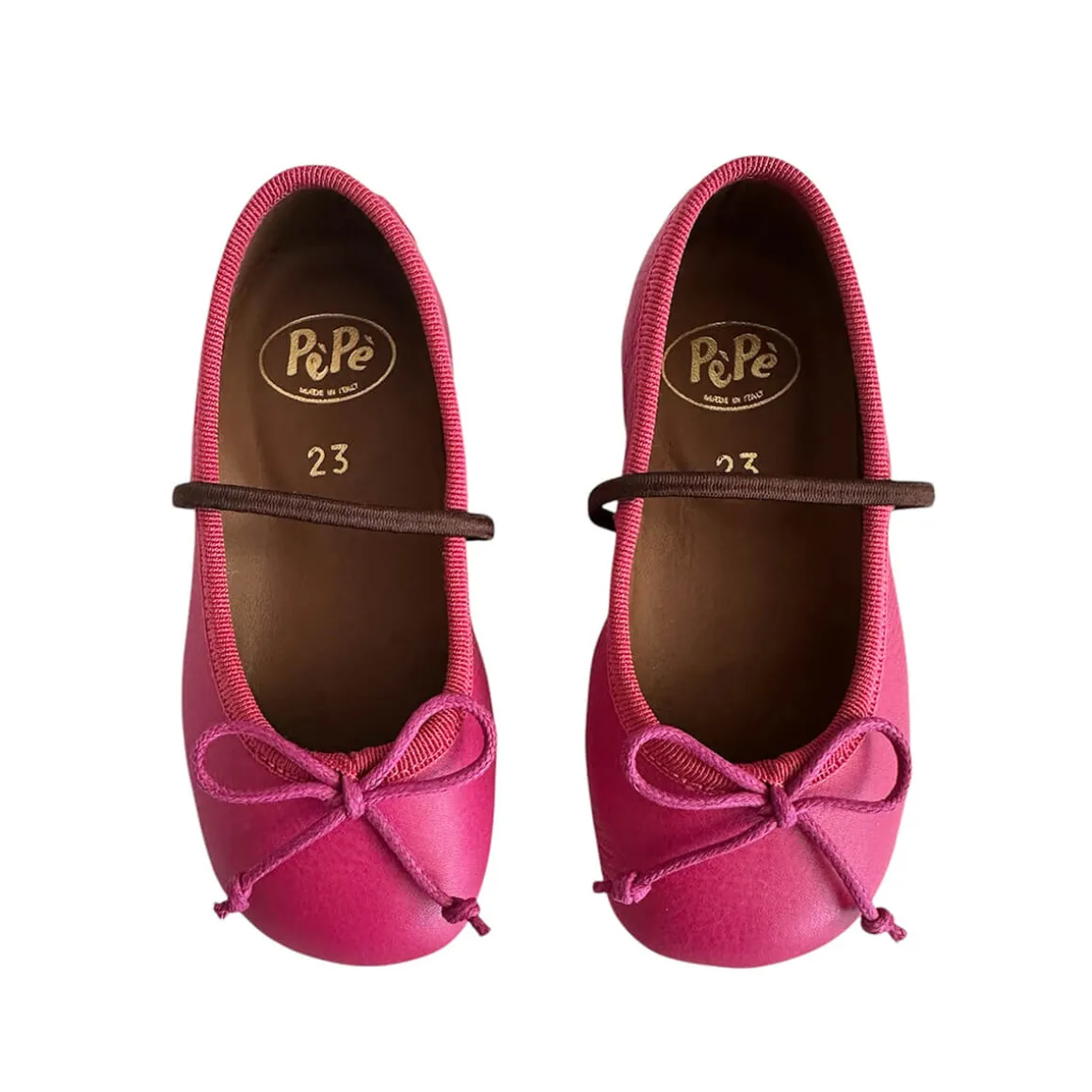 Darlyn Ballet Slippers in Raspberry Pink by PèPè