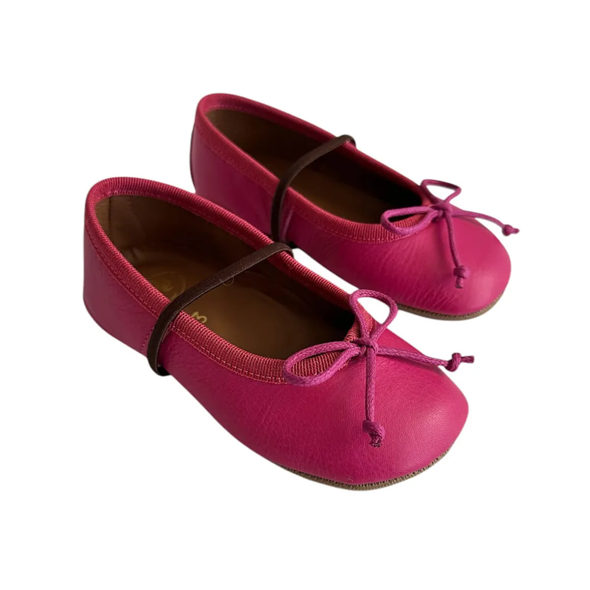Darlyn Ballet Slippers in Raspberry Pink by PèPè