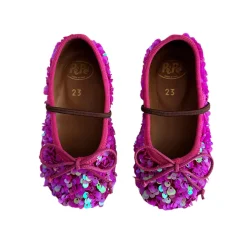 Darlyn Sequin Ballet Slippers in Violetto Paillettes by PèPè
