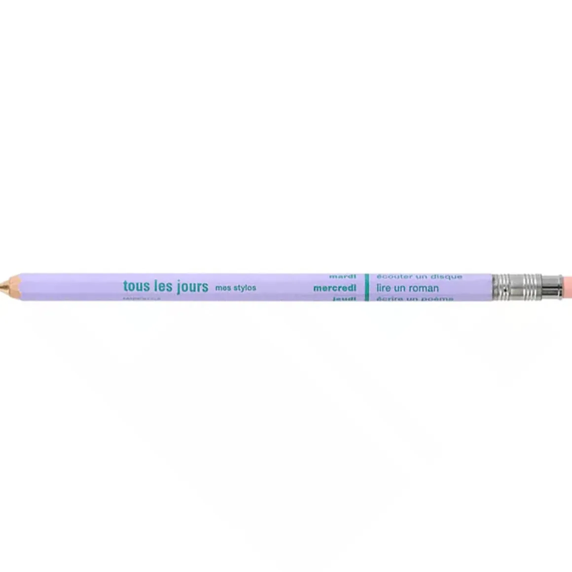 Days Mechanical Pencil With Eraser in Light Purple by Marks Inc.