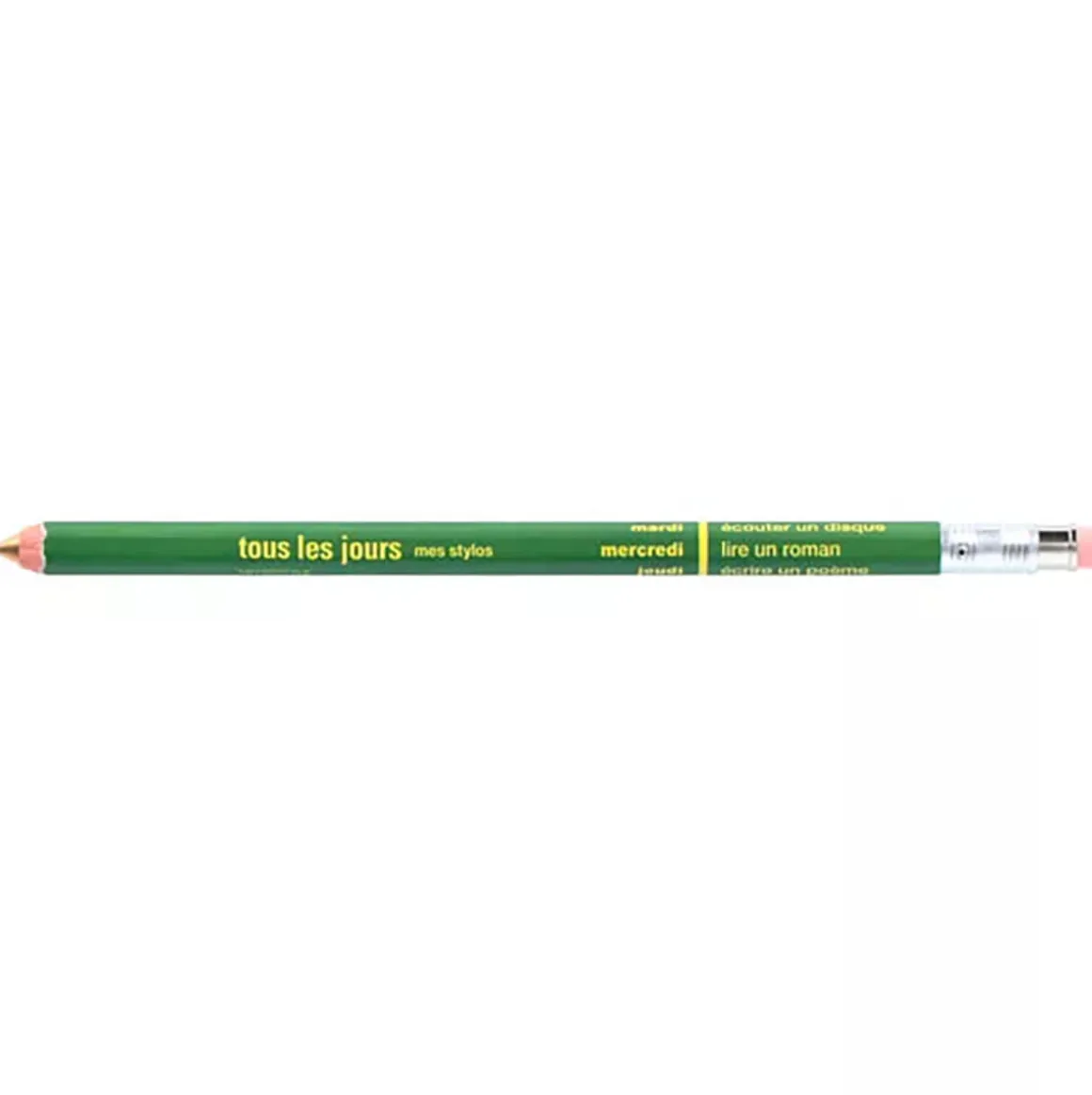 Days Mechanical Pencil With Eraser in Olive by Marks Inc.