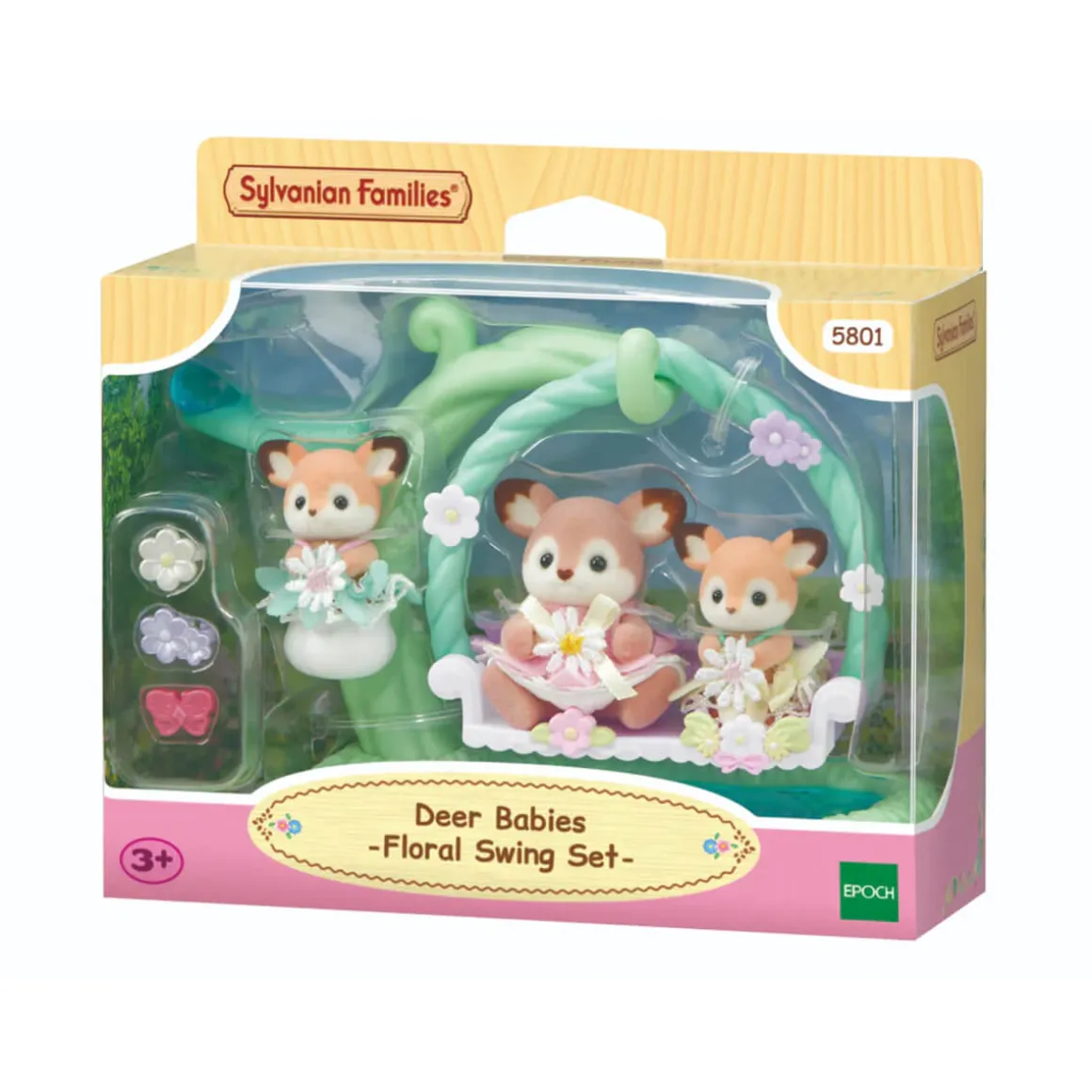 Deer Babies Floral Swing Set by Sylvanian Families