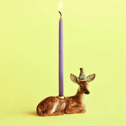 Deer Party Animal Ceramic Cake Topper by Camp Hollow