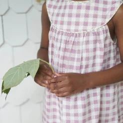 Delilah Dress in Gingham Print / Zinnia by Soor Ploom