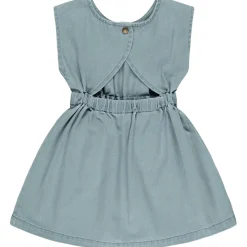 Denim Mini Dress in Ocean by Rylee & Cru