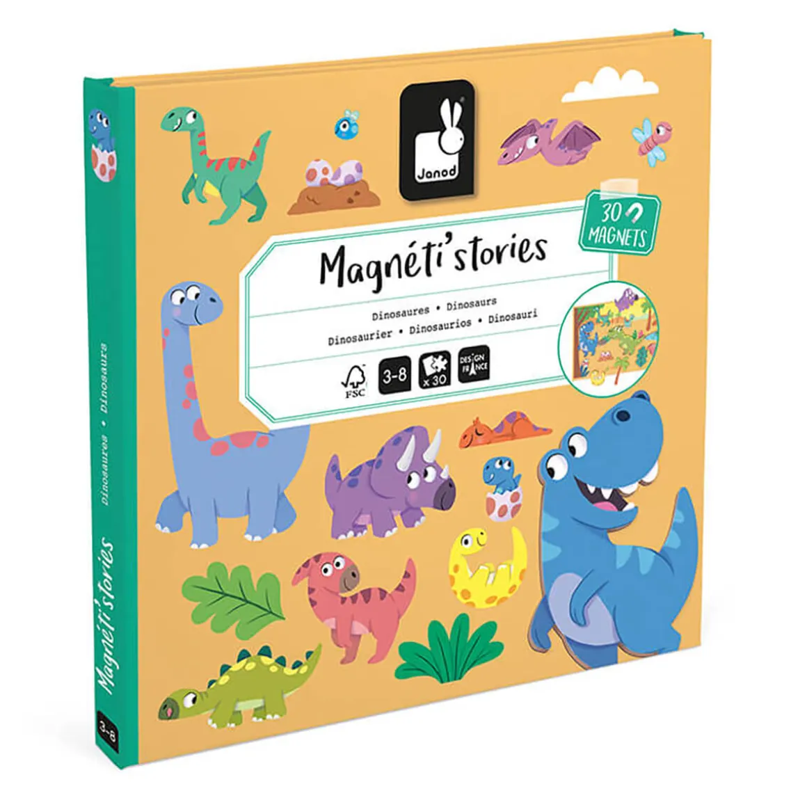 Dinosaur Magneti Stories by Janod