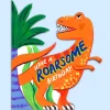 Dinosaur Shaped Greetings Card by Eleanor Bowmer