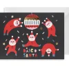 Disco Santa Christmas Greetings Card by Hsinping Pan for Lagom Design