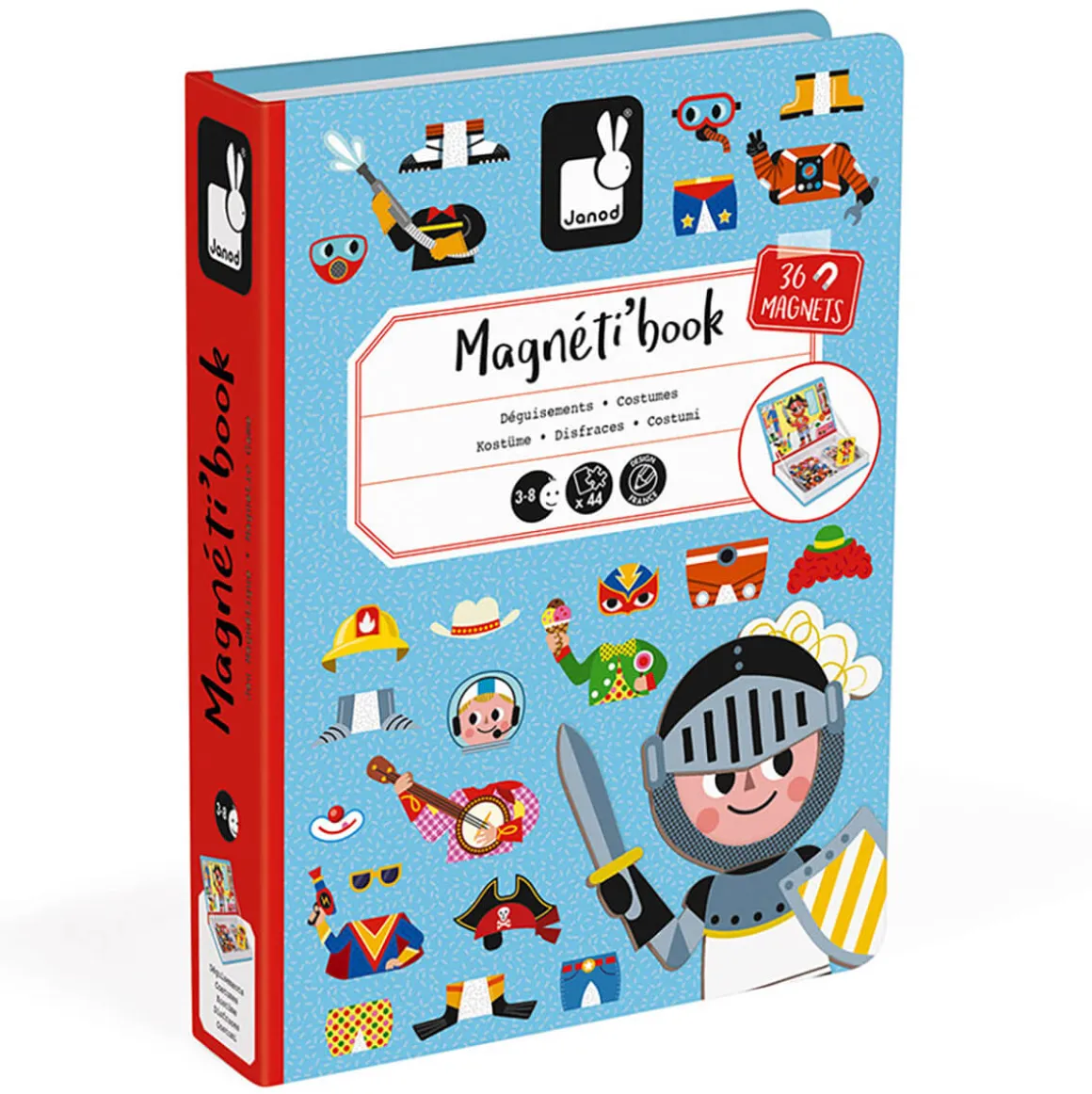 Disguises Magneti Book by Janod
